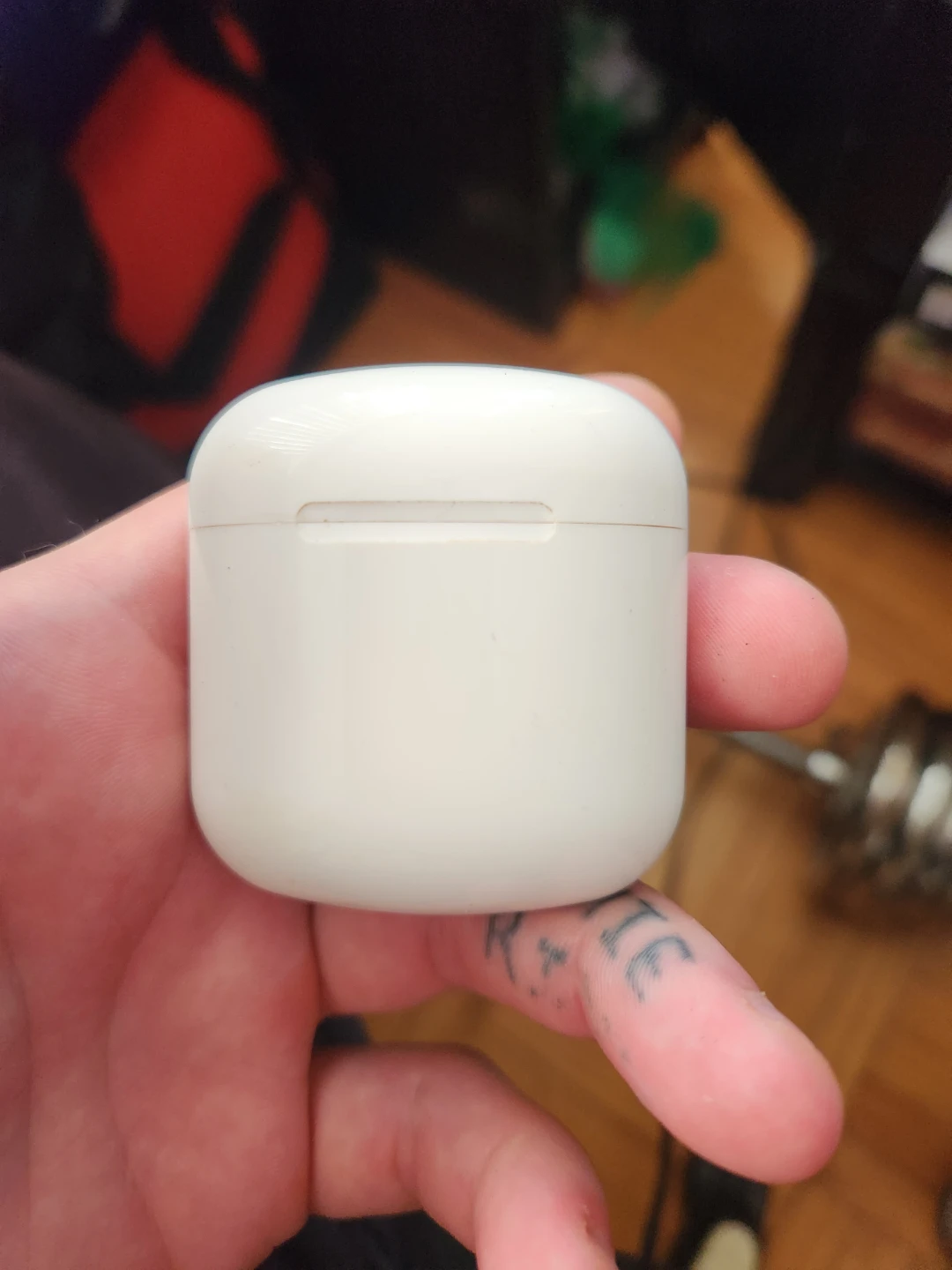 White Wireless Earbuds with Charging Case