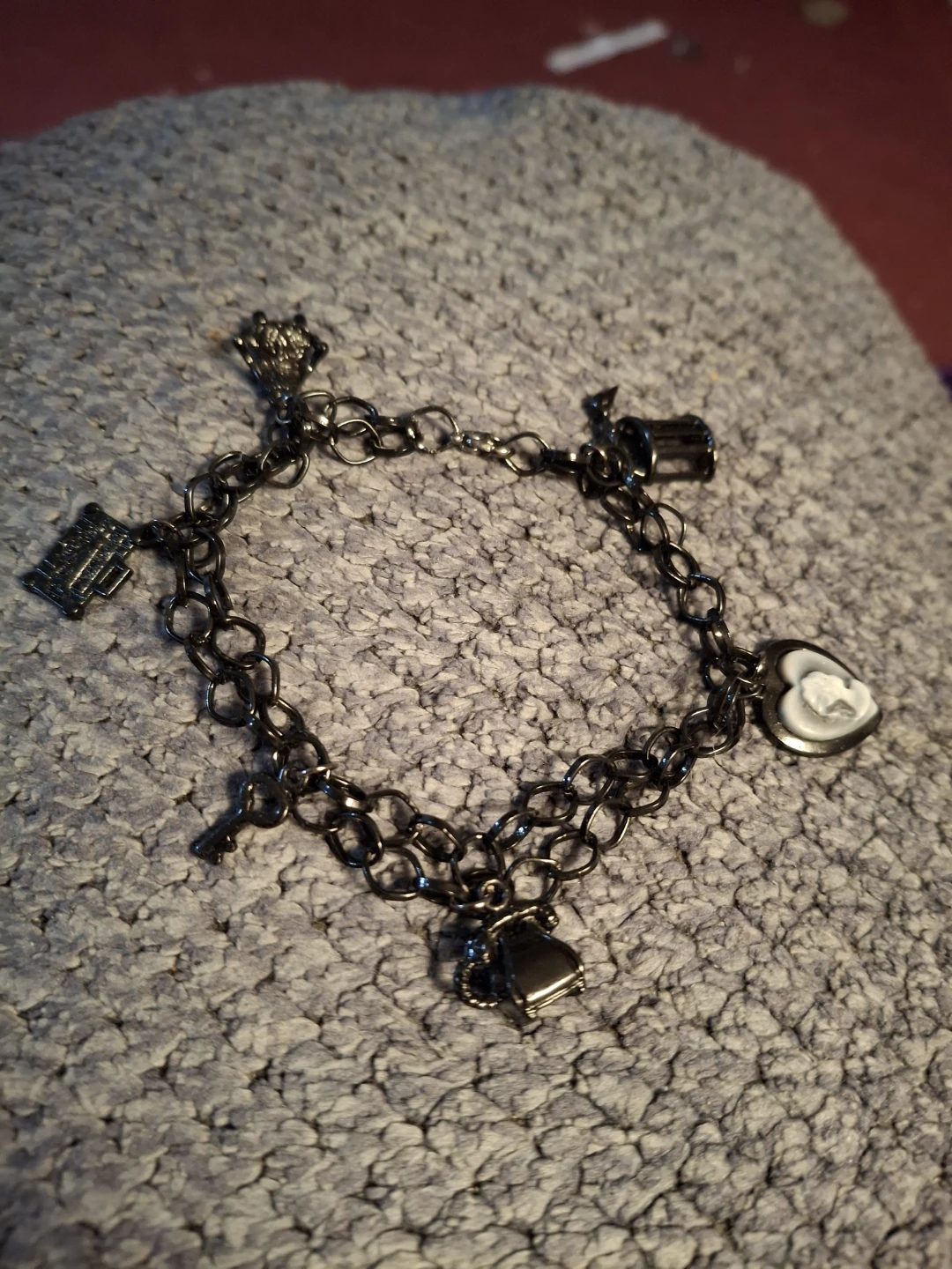 Charm Bracelet with Vintage Style Charms - photo 4