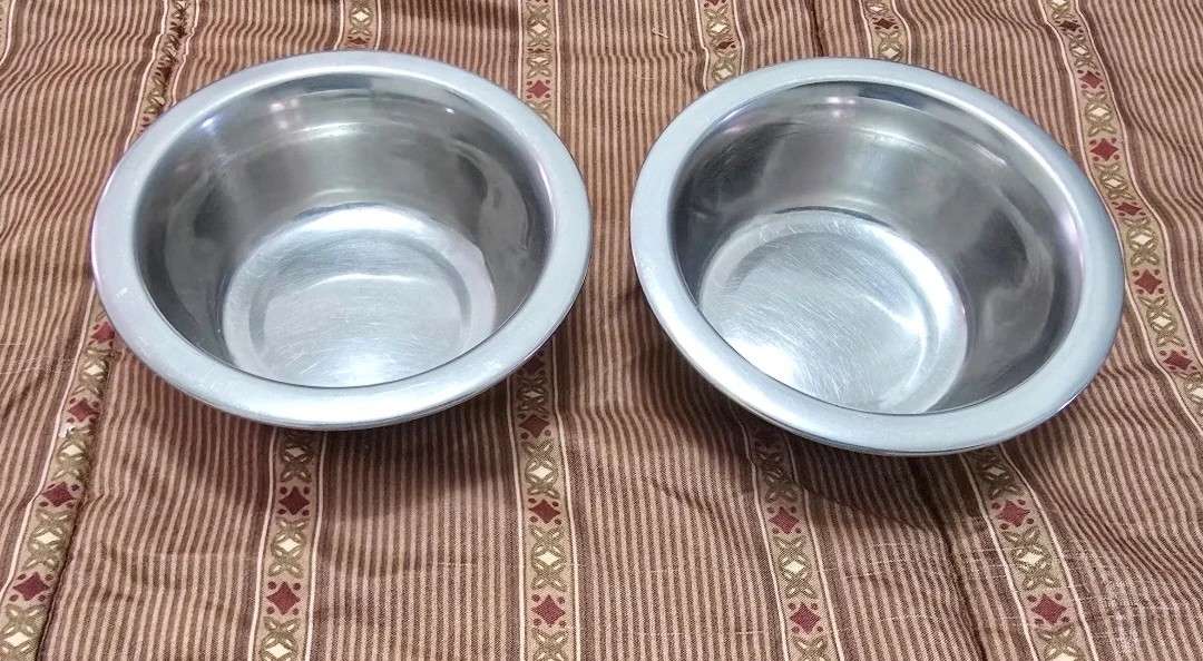 EveryYay Dining In Stainless Steel Double Diner for Dogs. - photo 4