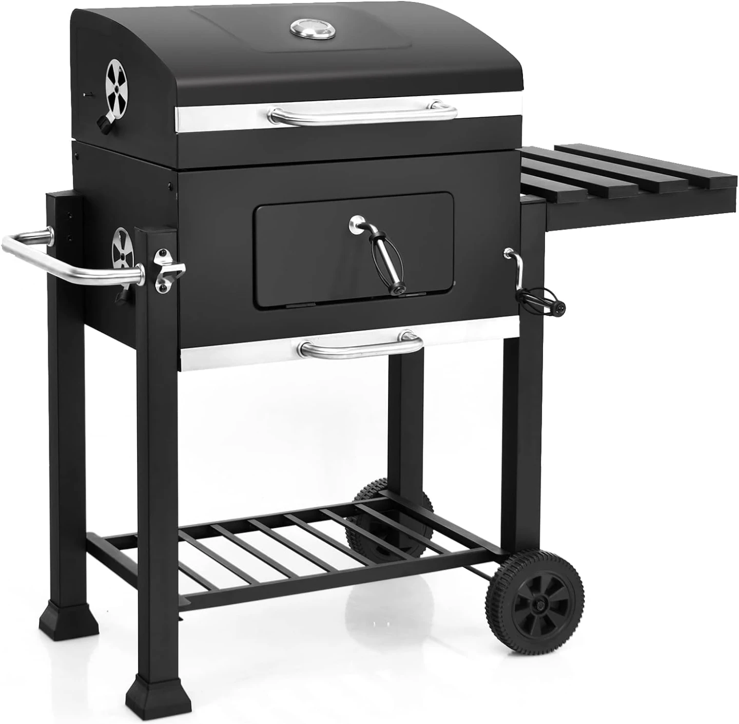 Giantex 24 inch Charcoal Grill with Folding Side Table