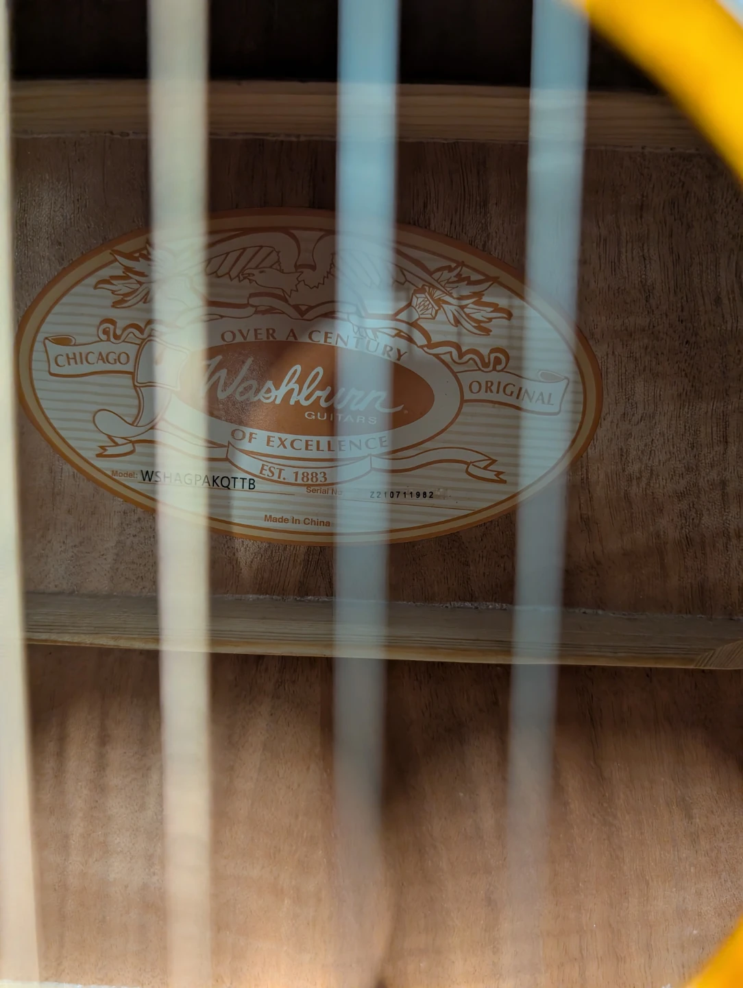 Washburn Acoustic Guitar - photo 2