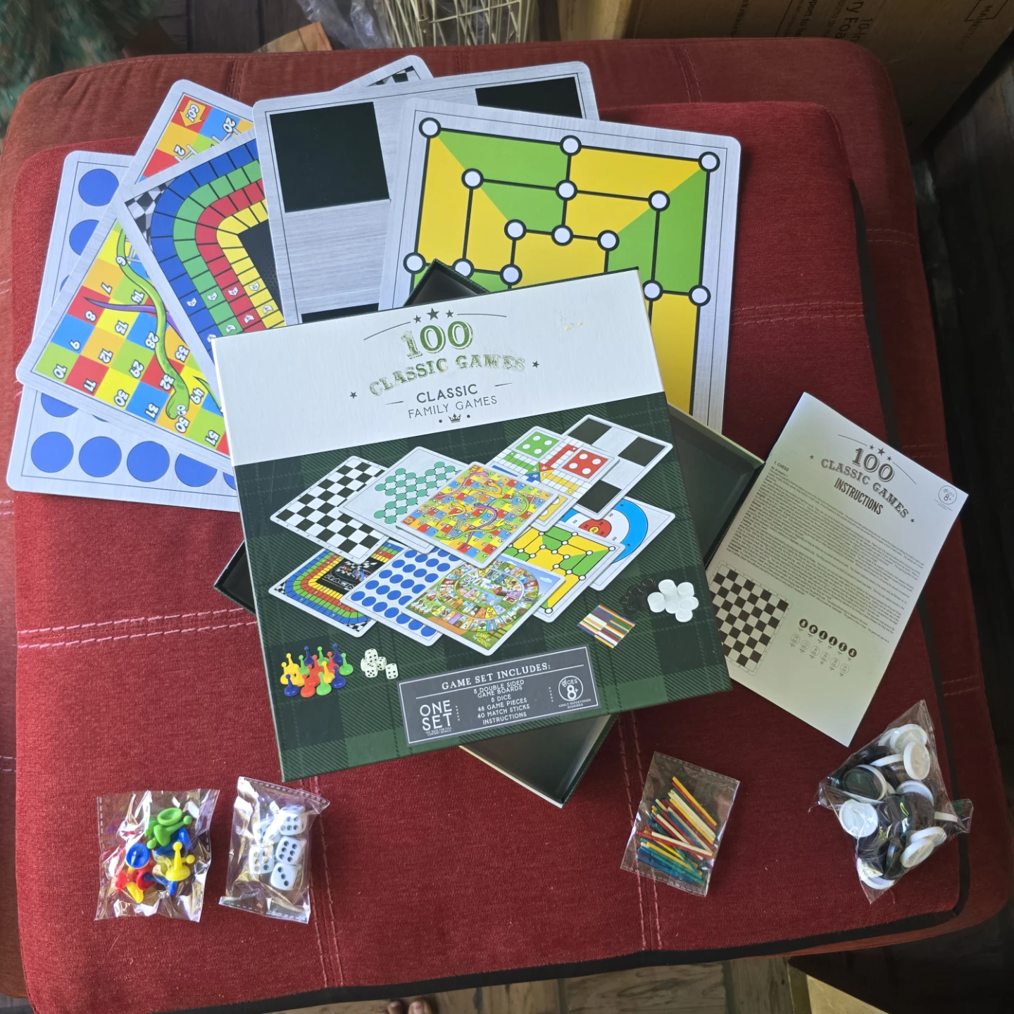 100 Classic Family Games Set (New set - all included)