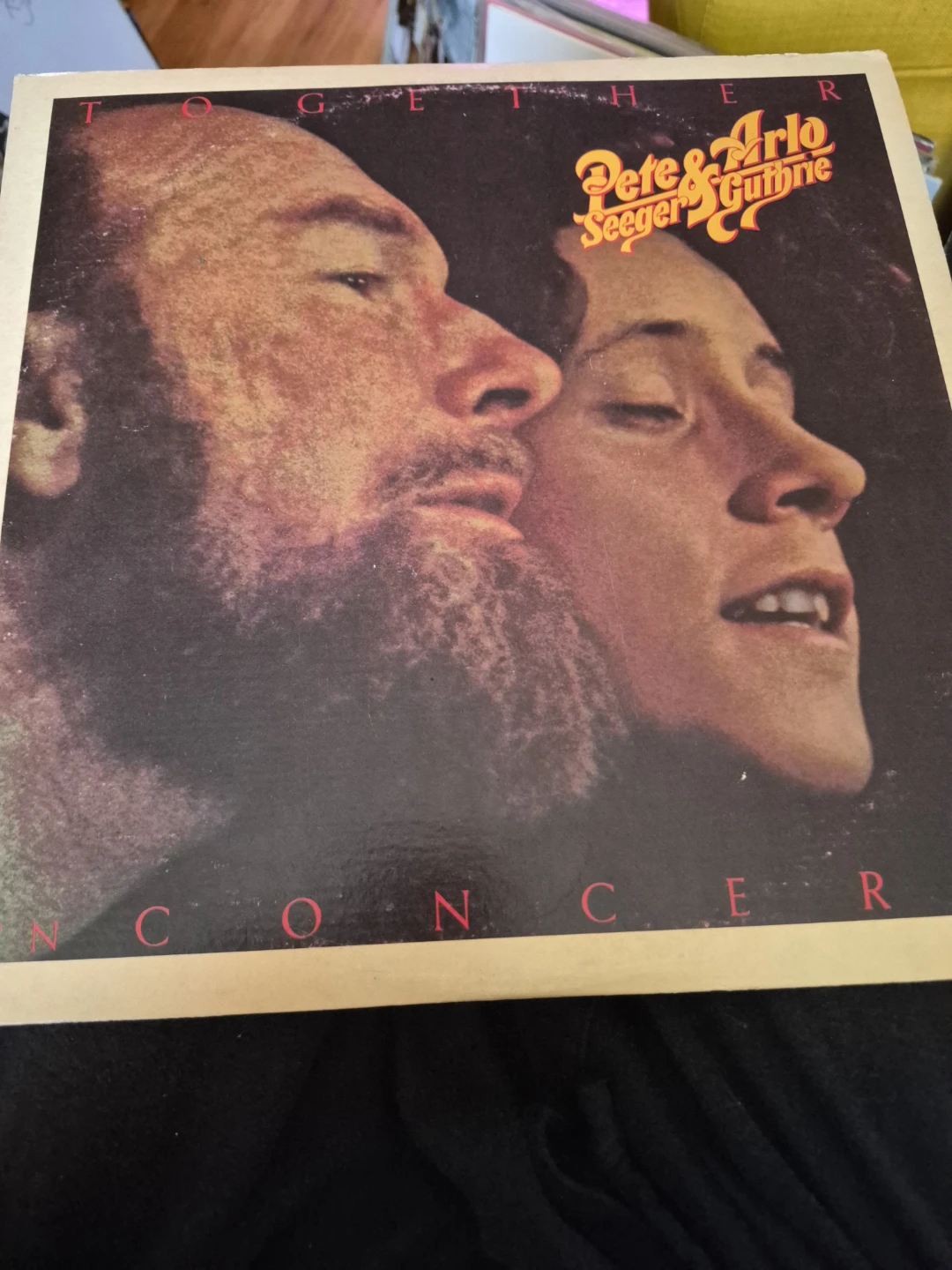 Pete Seeger & Arlo Guthrie Together in Concert Vinyl Record