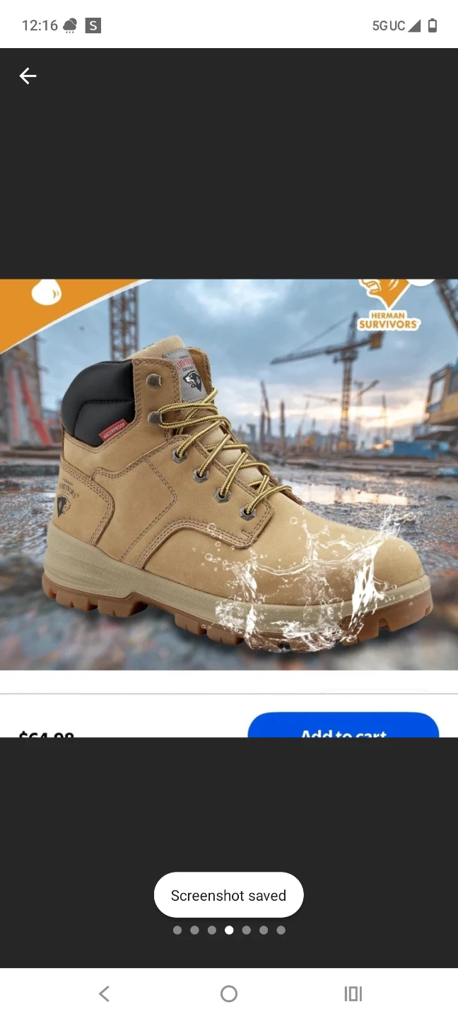 Herman Survivors Boulder Steel Toe Work Boots 6W - photo 4
