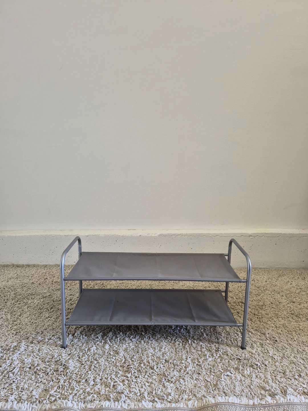 2 Level Tier Fabric Shoerack Shoe Organizer
