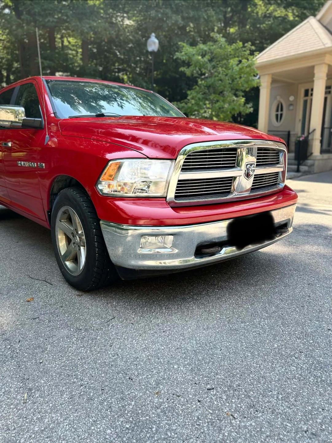 Red Dodge Ram 1500 Pickup Truck - photo 2