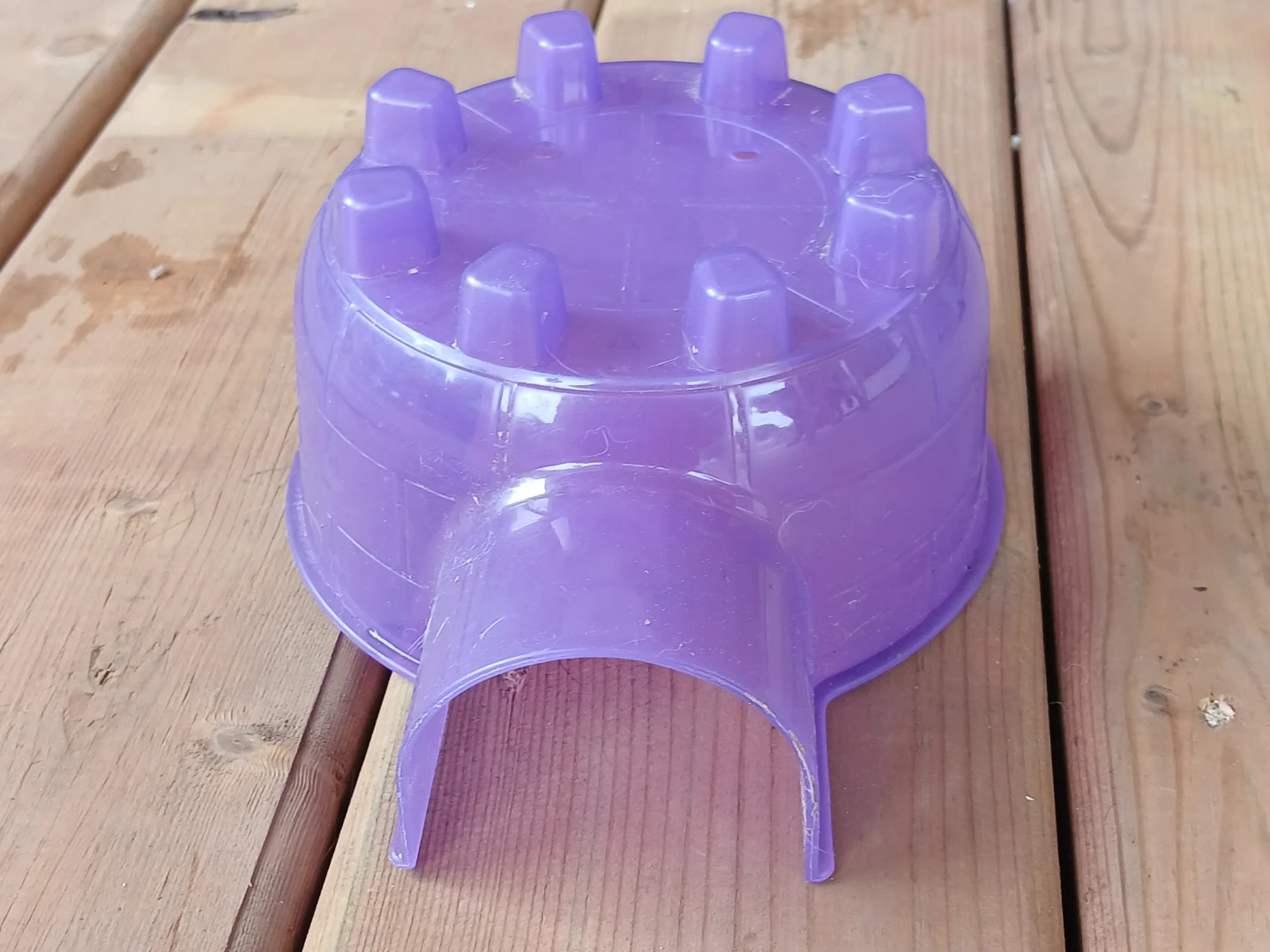 Purple Plastic Igloo Pet Hideout - photo 2