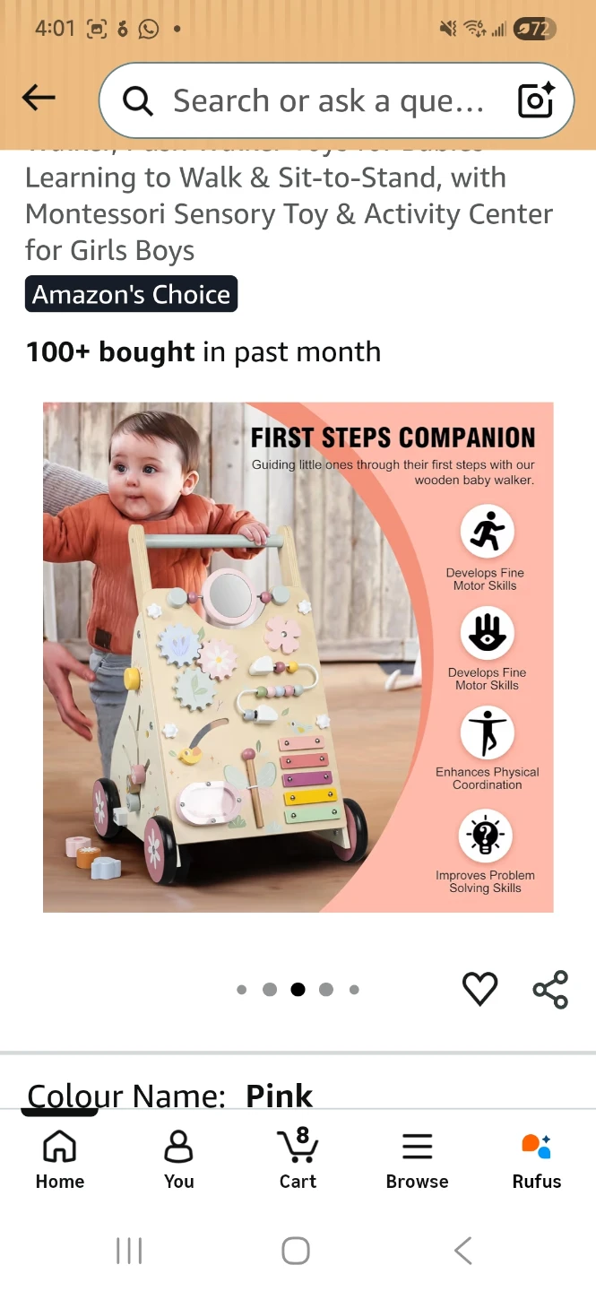 Wooden Activity Walker and wooden activity centre! - photo 3