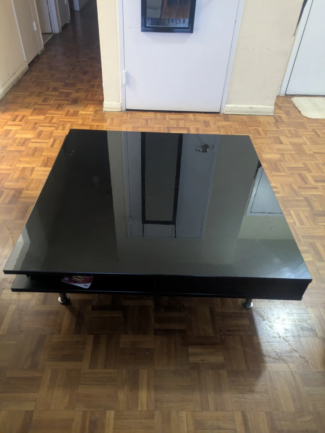 Black Square Coffee Table