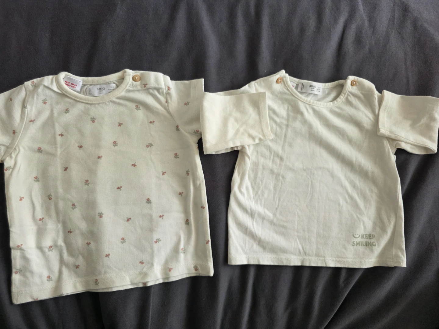 NEW Mango Baby T-Shirts bundle - 3-6 Months