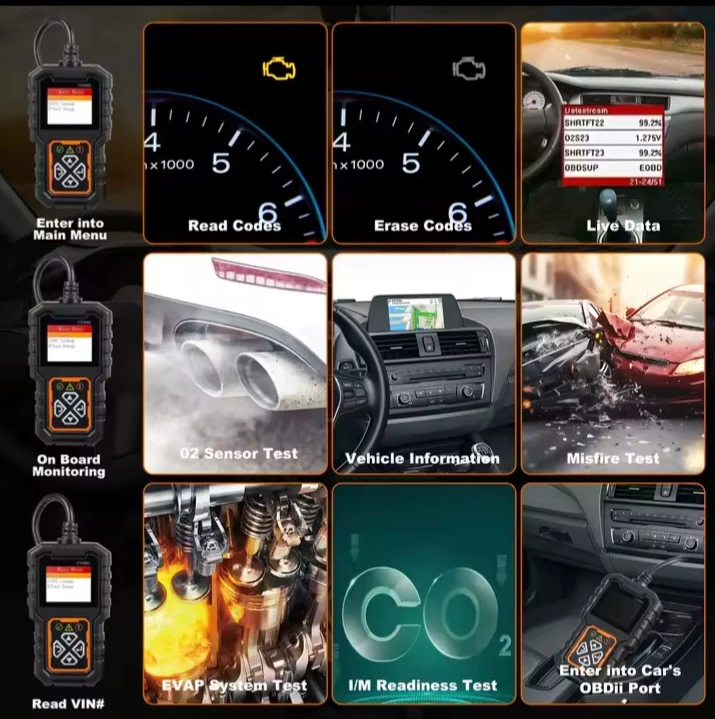 CY3001 OBD2 Diagnostic Scan Tool - photo 4