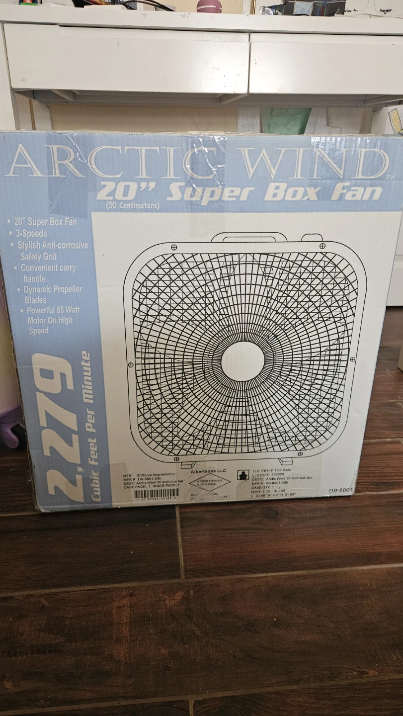Arctic Wind 20" Super Box Fan