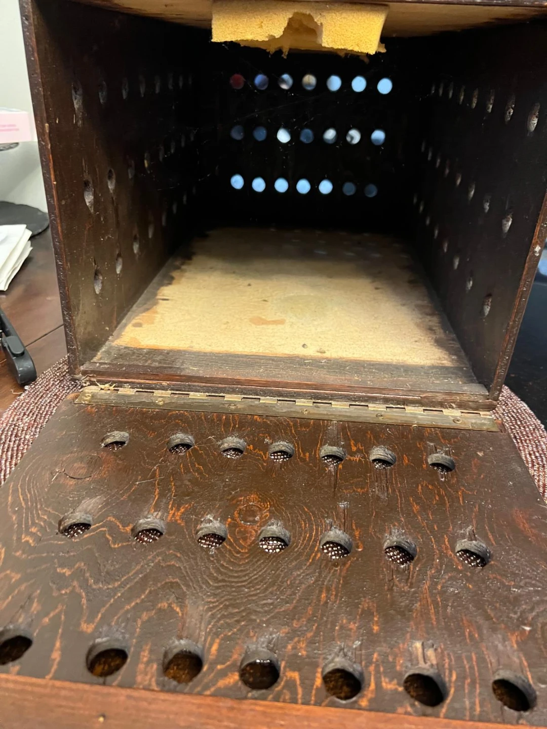 Vintage Wooden Pet Carrier