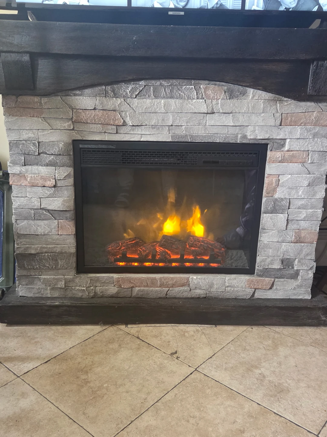 Electronic heater/fireplace