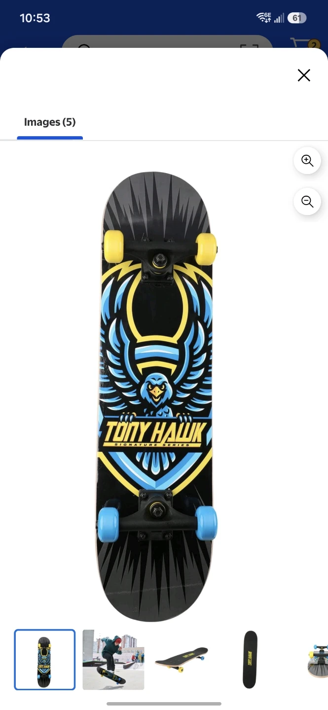 Tony Hawk Skateboard 31"