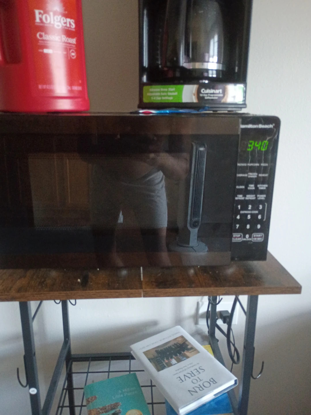 Microwave and coffee machine