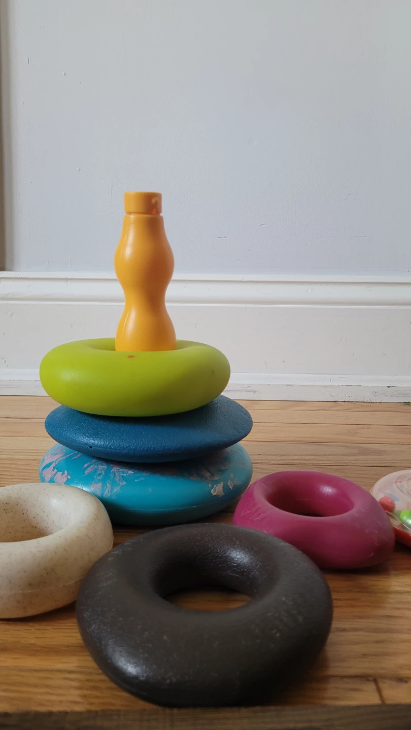 Wooden Stacking Rings Toy - photo 2