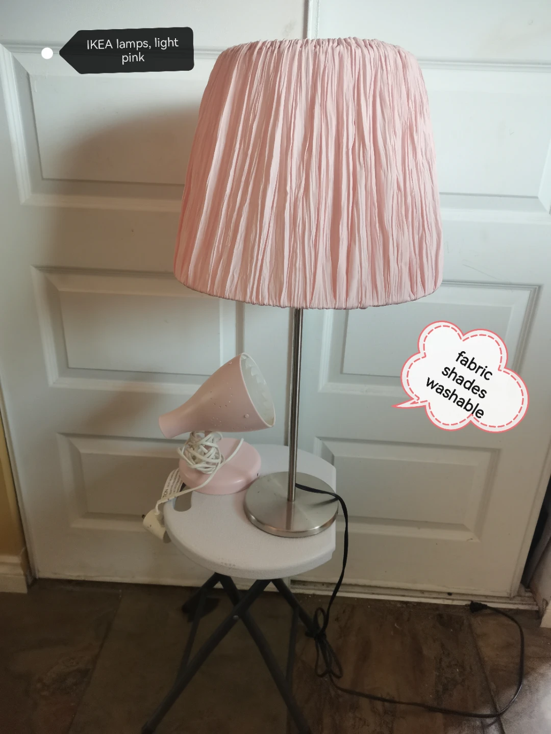 IKEA lamps and snoig wall/desk lamp