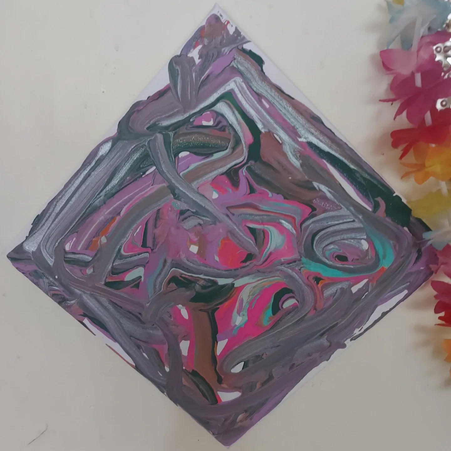 Abstract Acrylic Painting