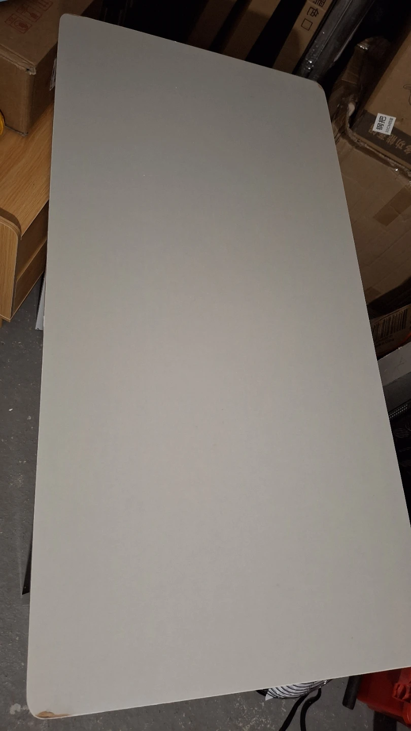 Light Grey Desk with Shelf 80x40x74cm - photo 4