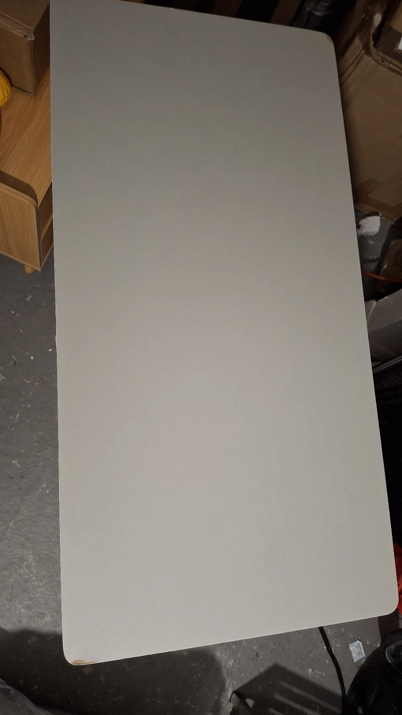 Light Grey Desk with Shelf 80x40x74cm - photo 5