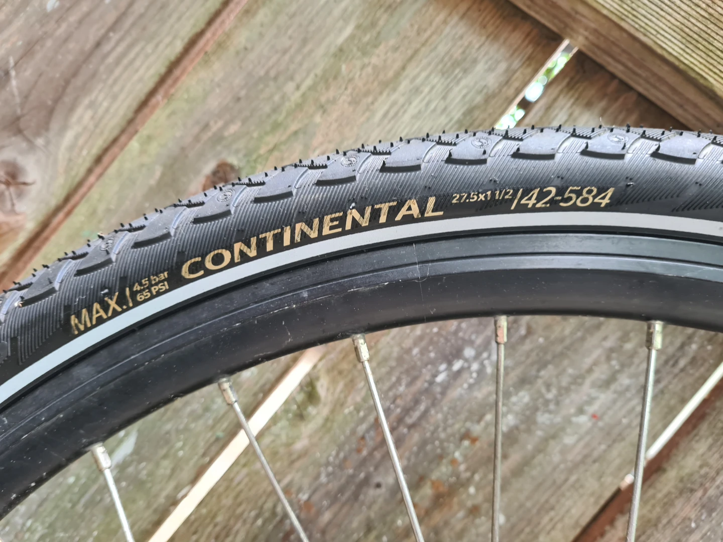 Continental Contact Plus 27.5x1 1/2 Bicycle Tire - photo 2