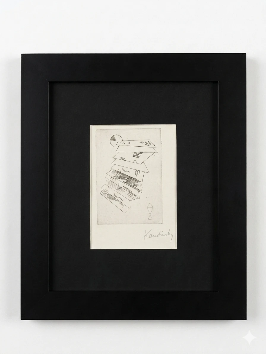Wassily KANDINSKY—Zweite Radierung für die Editions Cahiers