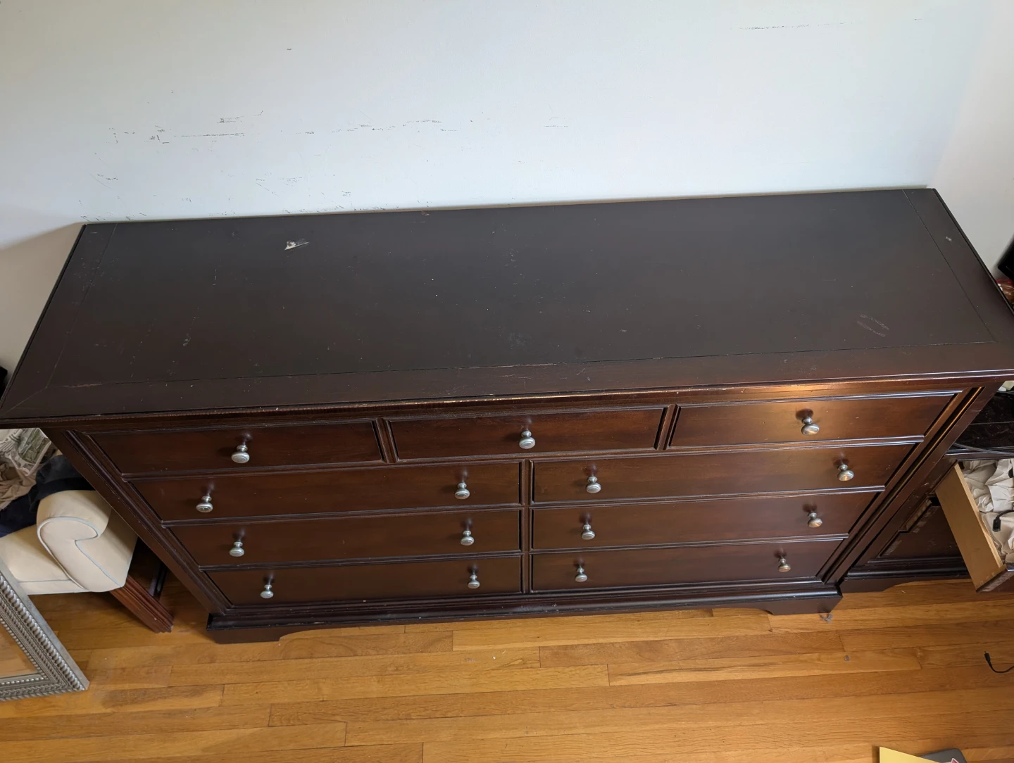 Stanley Furniture Dark Wood Dresser
