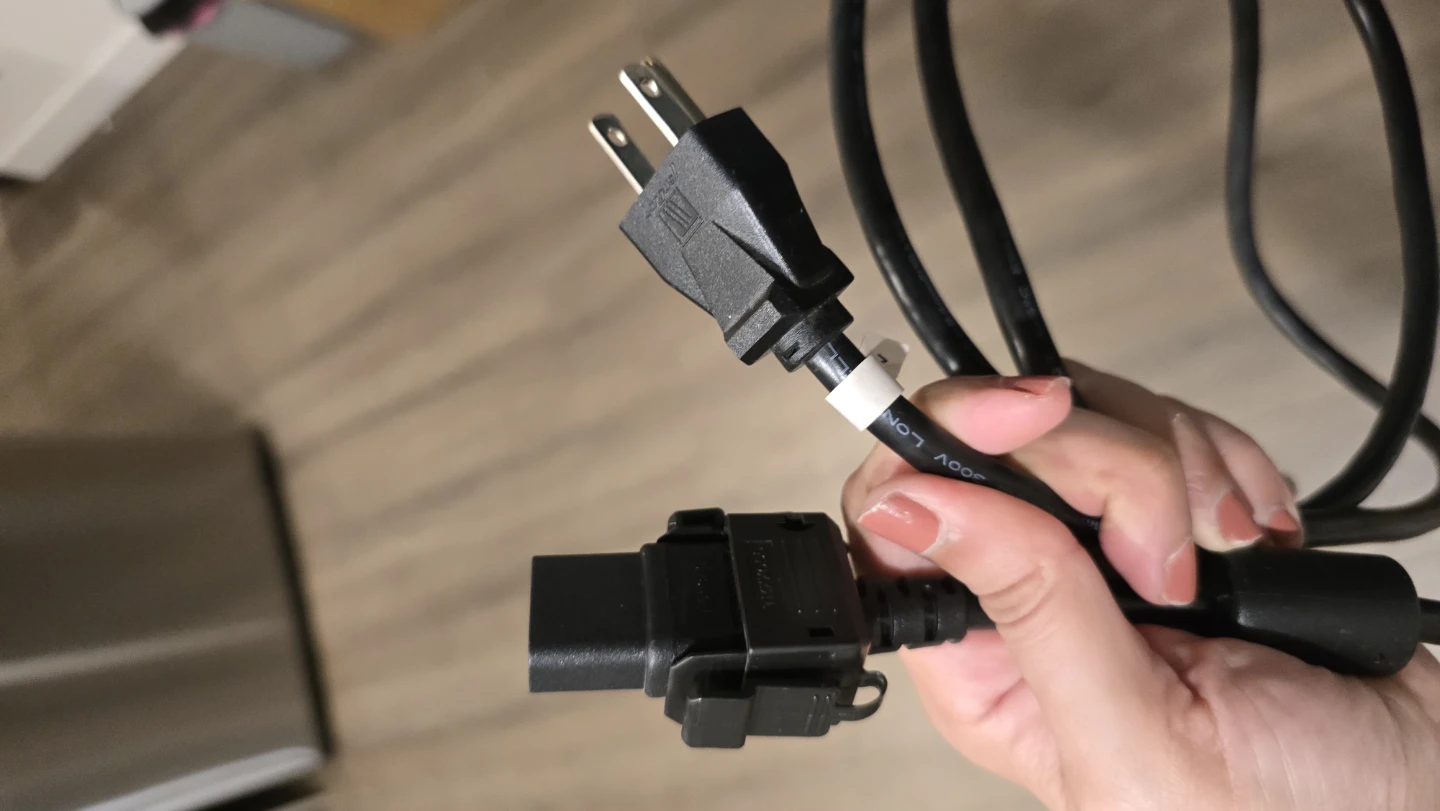 Computer Power Cable C13 to NEMA 5-15P