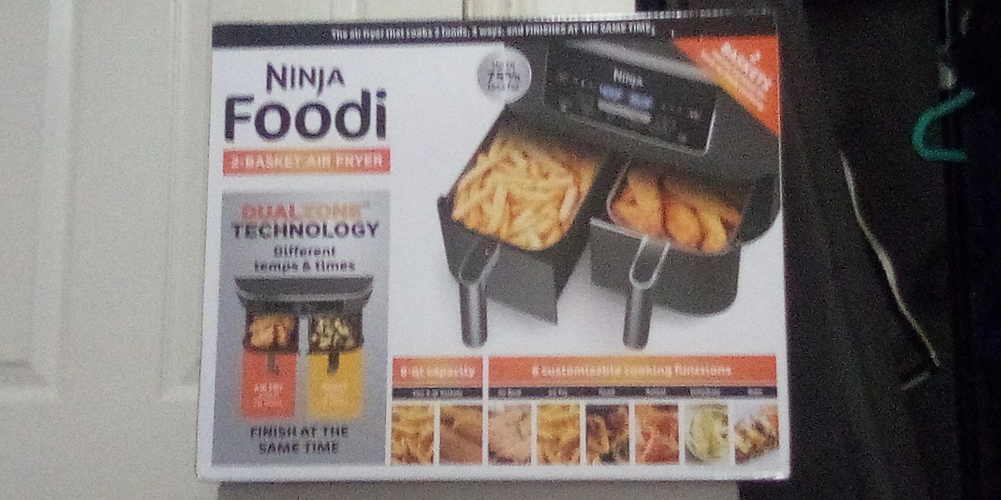 Ninja Foodi 2-Basket Air Fryer - Brand New Never Opened - photo 2