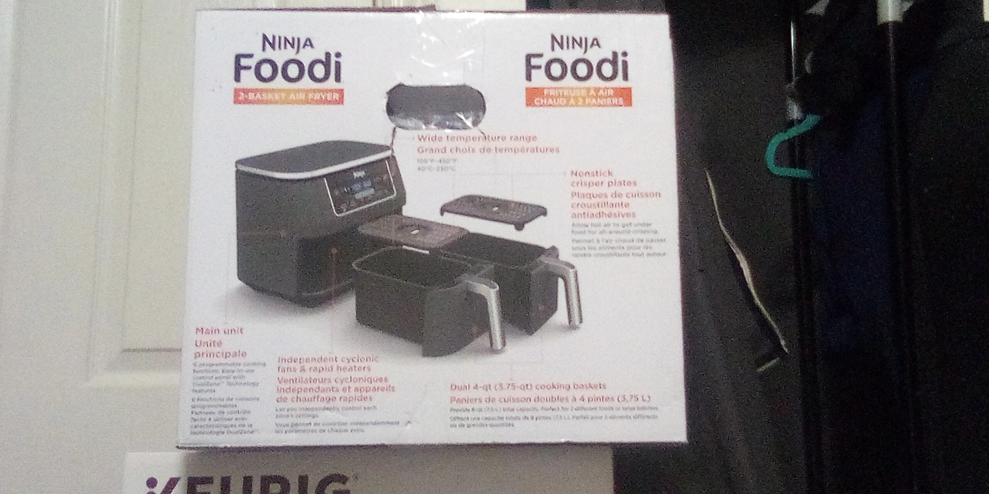 Ninja Foodi 2-Basket Air Fryer - Brand New Never Opened - photo 3