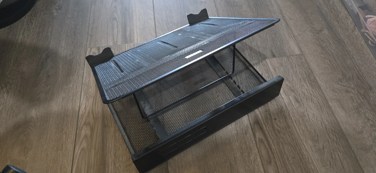 Black Mesh Laptop Stand - photo 2