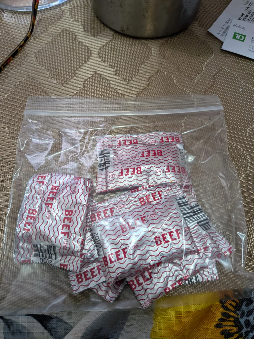 Beef Flavor Seasoning Packets