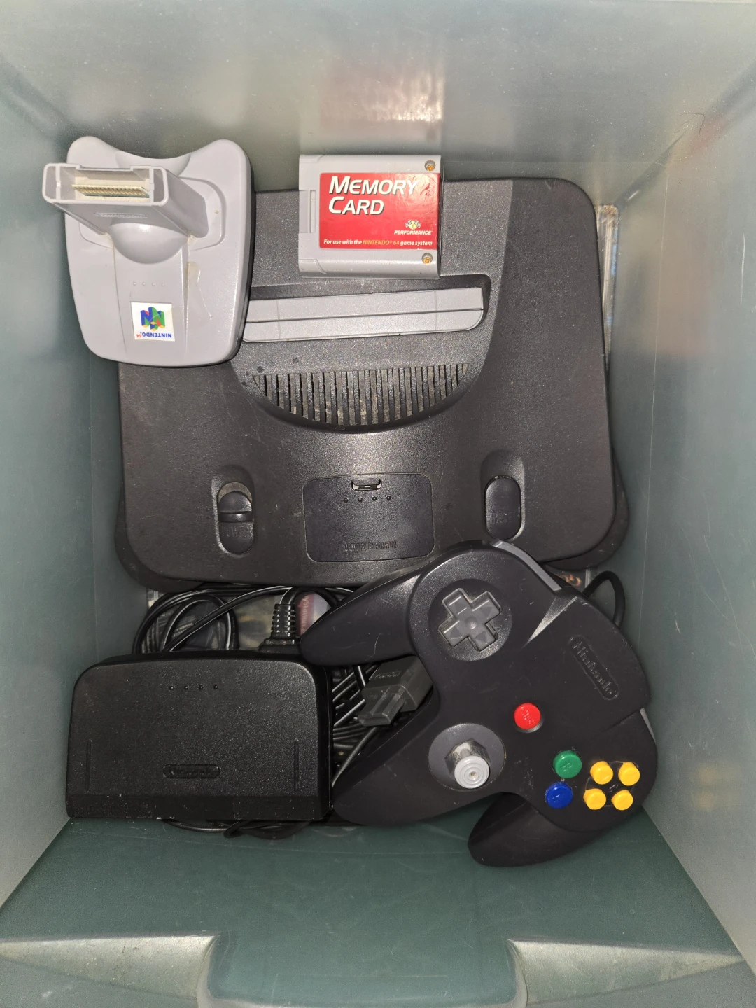 Nintendo 64 Console with Controller and Memory Card