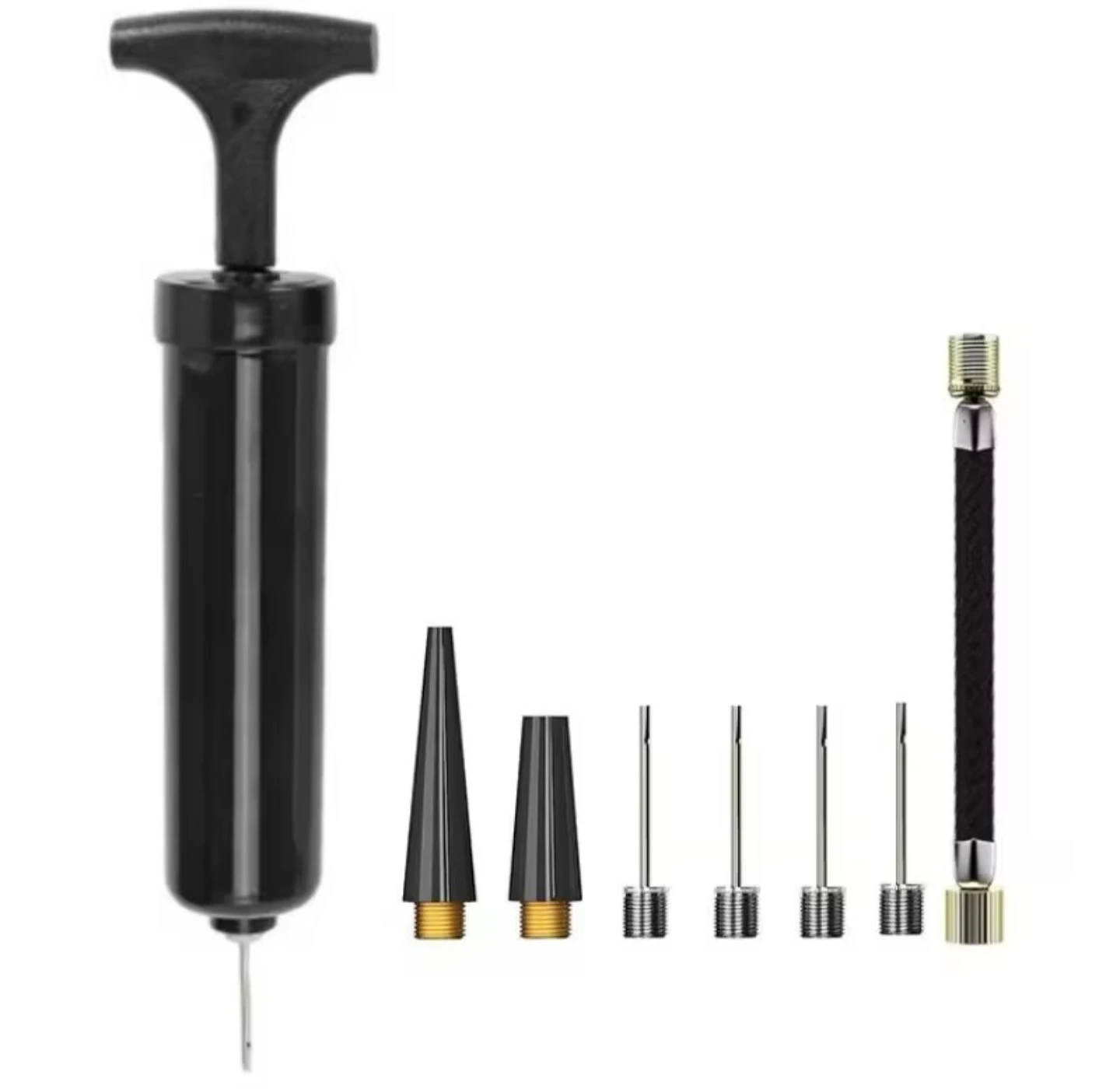Black Manual Ball Pump with Multiple Needles