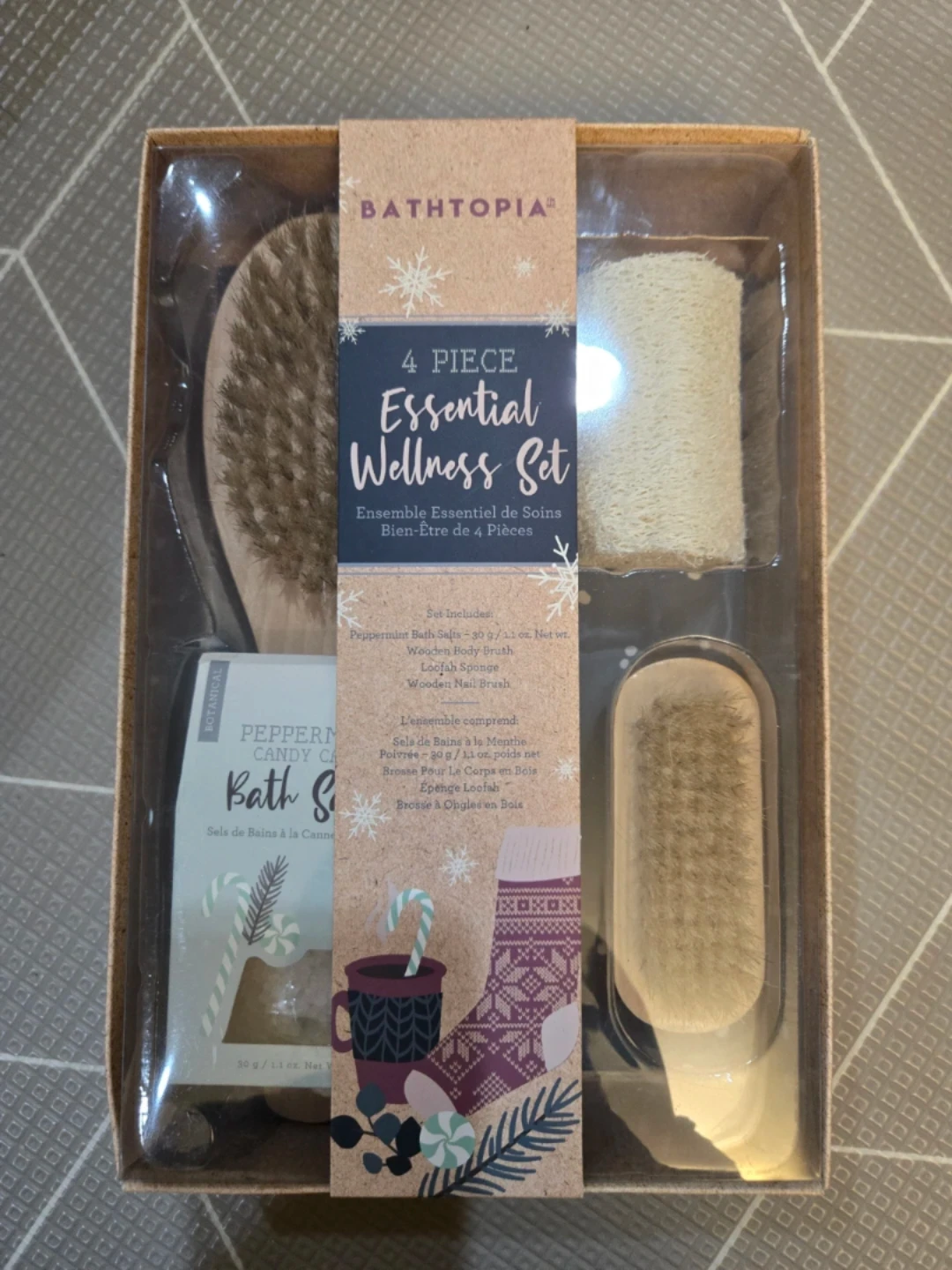 BATHTOPIA 4 Piece Essential Wellness Set