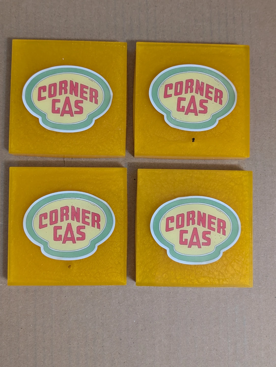 Lot of 4 Man Cave Coasters
