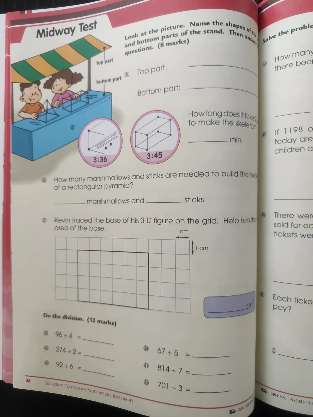 Canadian Curriculum Math Smart Grade 4 Workbook - photo 3