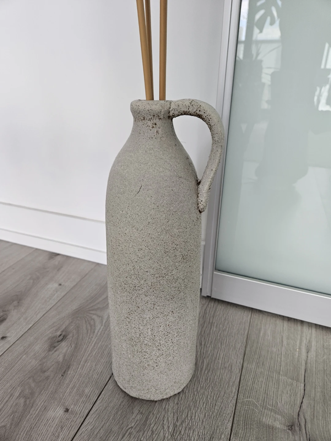 Tall Pampas Grass with Concrete Vase - photo 2