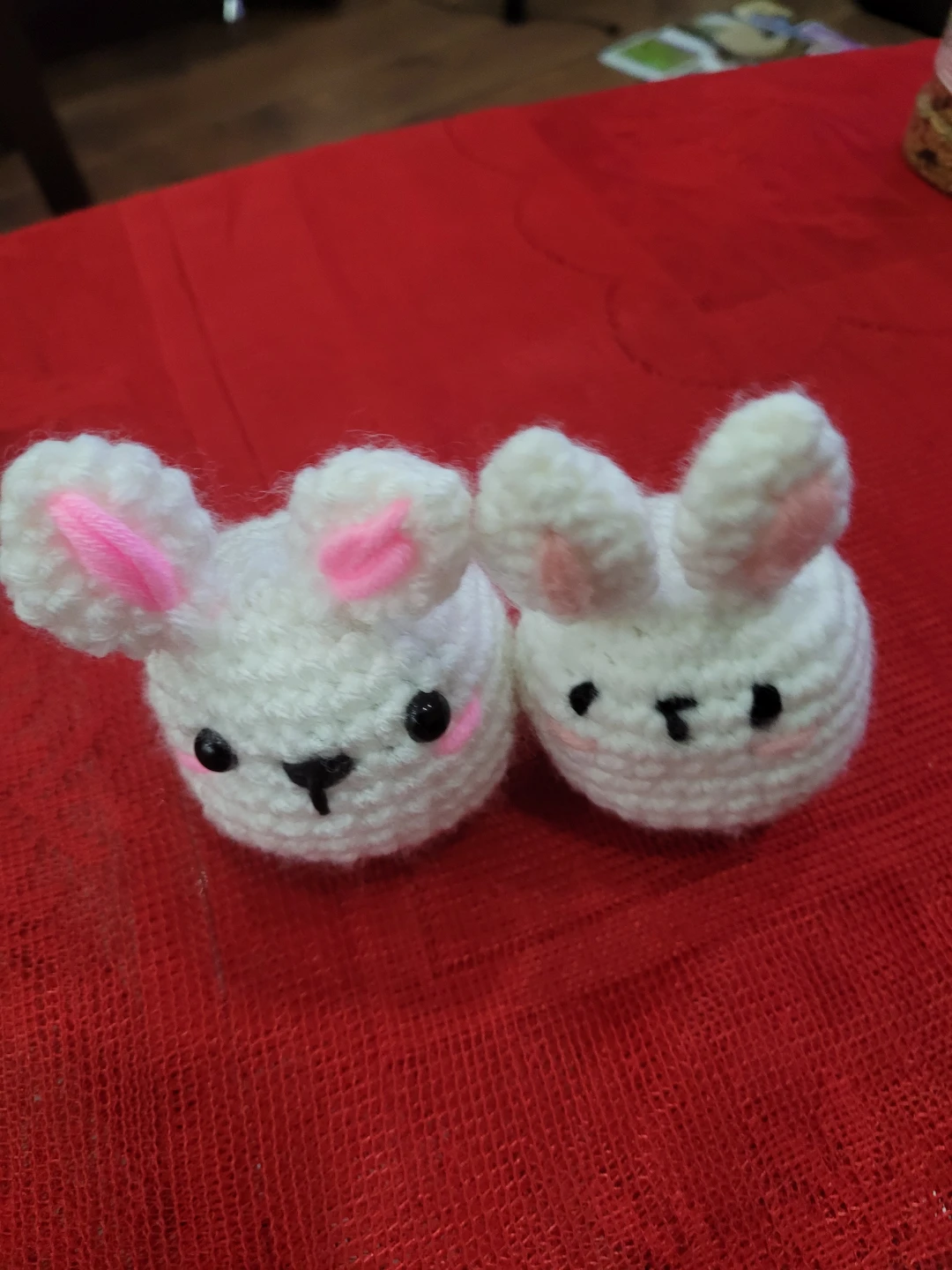 Two handmade crochet bunnies - photo 2