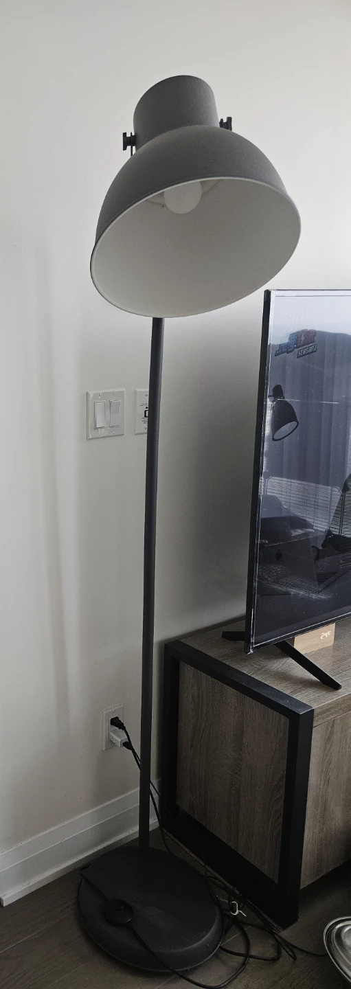 Ikea Dark Grey Floor Lamp - photo 2