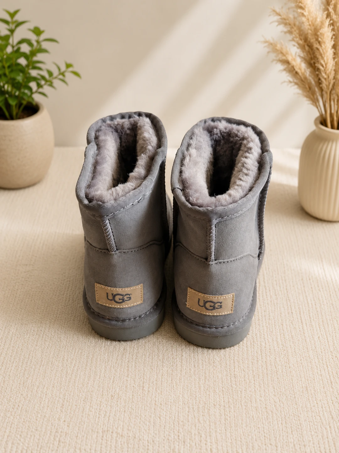UGG Classic Ultra Mini Grey Boots - photo 3