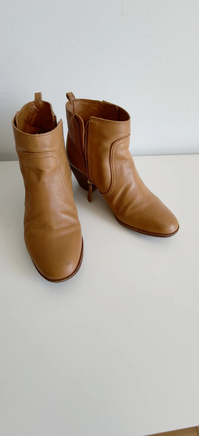 Tory Burch Brown Leather Ankle Boots - photo 5