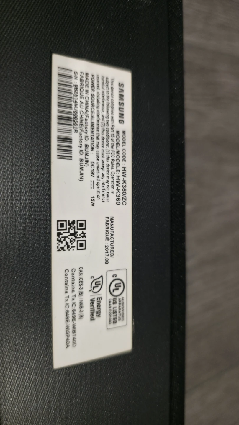 Samsung 2.1 soundbar with subwoofer - photo 5