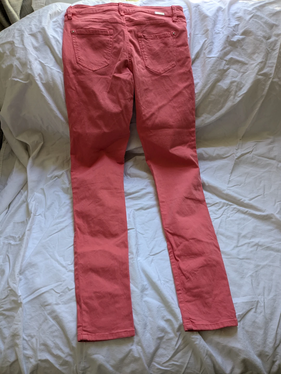 Massimo Dutti Skinny Fit Coral Pants Size 25 - photo 2