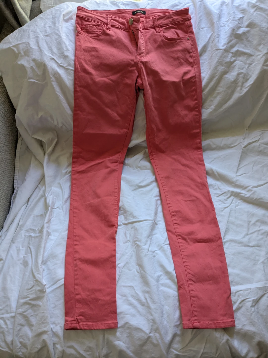 Massimo Dutti Skinny Fit Coral Pants Size 25 - photo 4