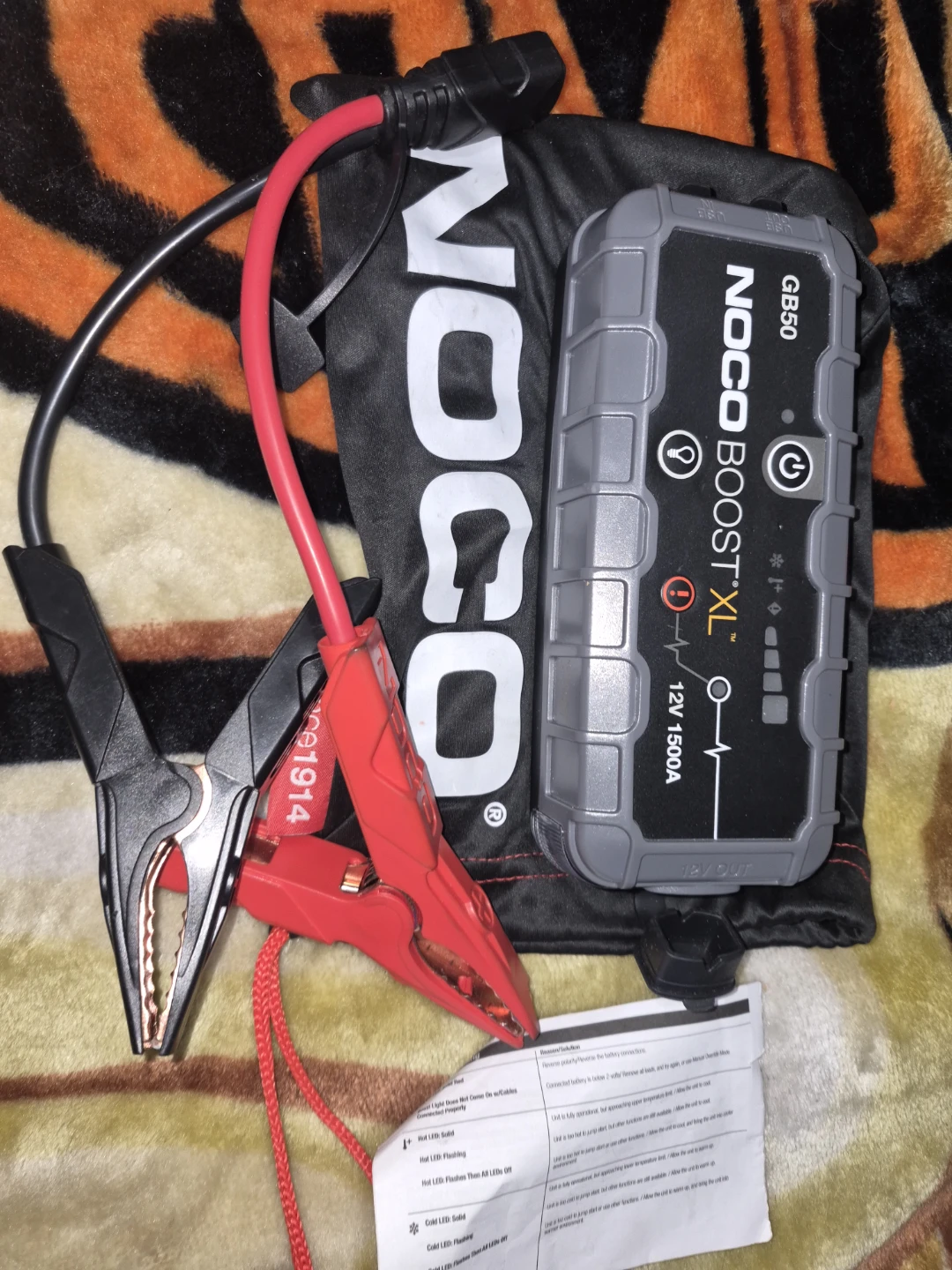 NOCO GB50 BOOST XL 12V 1500A Jump Starter