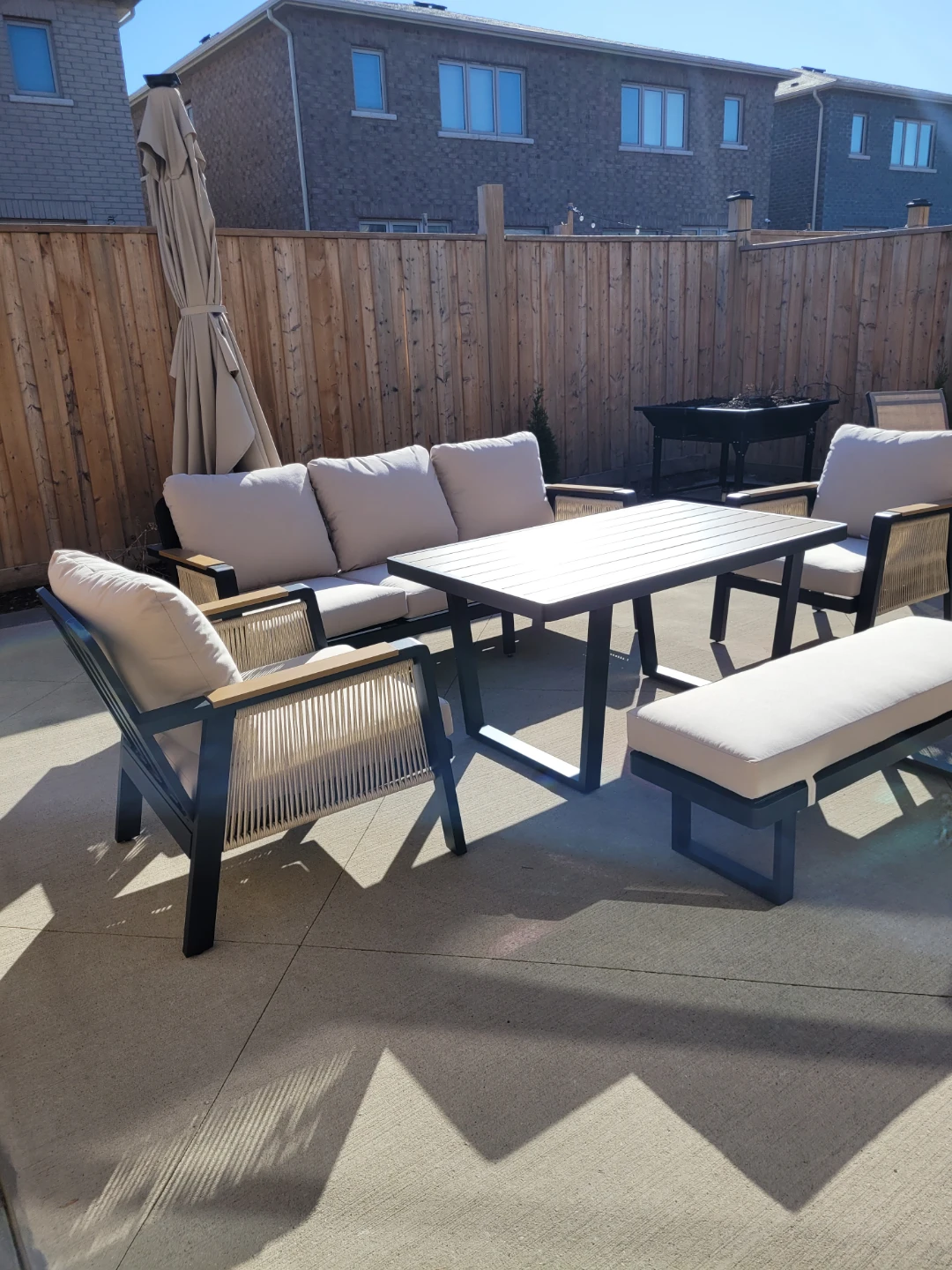 Aluminum Outdoor Patio Furniture Set - photo 3