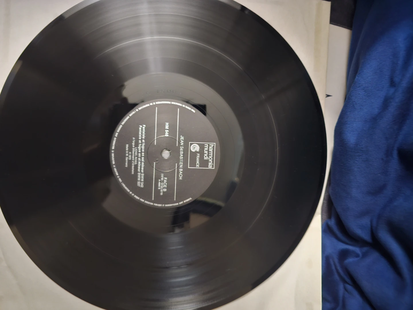 J.S. Bach Tocatta et Fugue en Re Mineur BWV 565 Vinyl Record - photo 4
