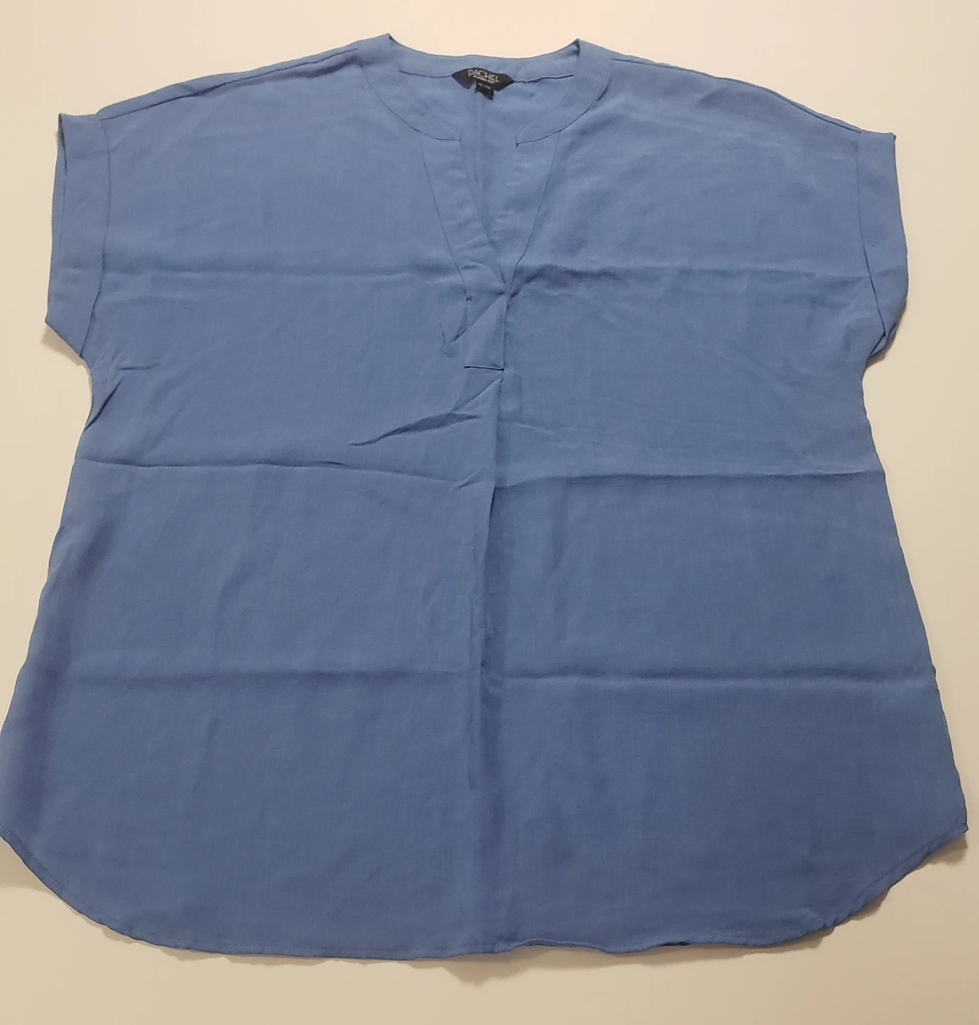 Brand new Rachel Roy Blue V-Neck Top Size XL - photo 3